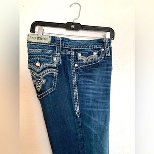 Rock Revival Jeans Womens size 32 Blue Denim Darcy Easy Boot Medium Wash 32 X 32